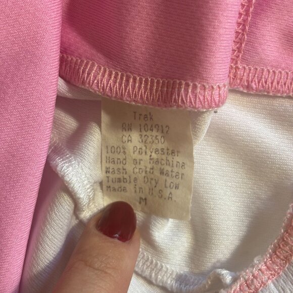 Pink and White Fitted Polo Jersey - Picture 7 of 10